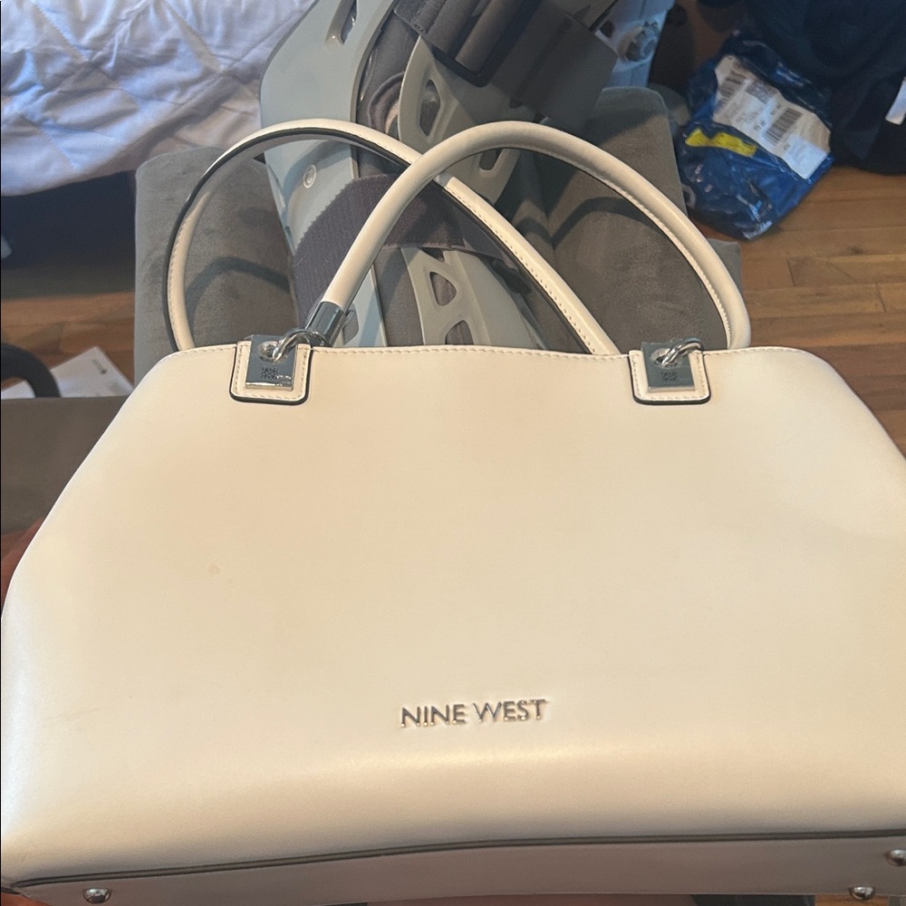 Nine West Ivory Satchel